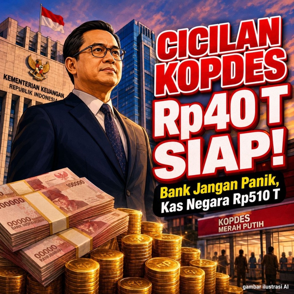 Menkeu Purbaya: Cicilan Kopdes Rp40 T Siap, Bank Jangan Panik!