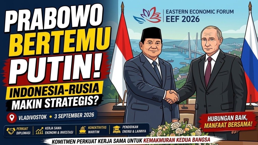 🇮🇩🤝🇷🇺 PRABOWO BERTEMU PUTIN DI RUSIA! Hubungan Indonesia-Rusia Disebut Makin Strategis