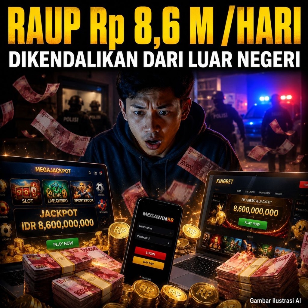 GILA! Dikendalikan dari Luar Negeri, 3 Situs Judol Ini Raup Rp 8,6 Miliar PER HARI — Transaksi Tembus Rp 1&nbsp;Triliun!